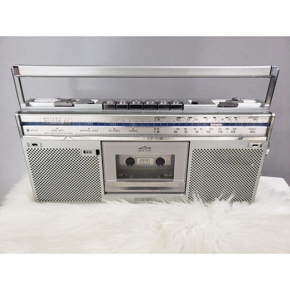 JVC RC-S5JW BIPHONIC Stereo With AC Adapter Pack‎ FM AM Works - Picture 4 of 13